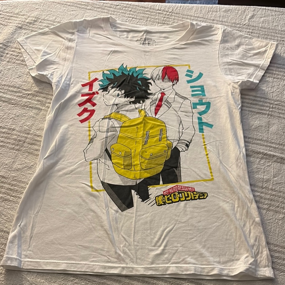 Kids White Graphic T-Shirt